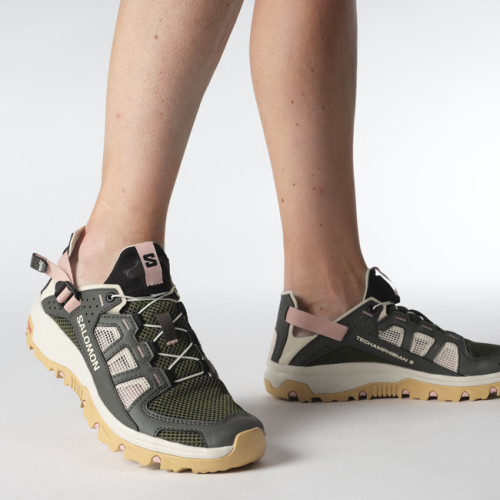 Кроссовки Salomon TECHAMPHIBIAN 5 W жен. зеленый 4,5