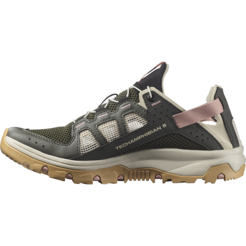 Кроссовки Salomon TECHAMPHIBIAN 5 W жен. зеленый 4,5