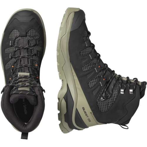 Ботинки Salomon QUEST 5 GTX M муж. черный-зеленый 10,5