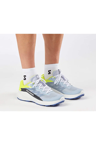 Кроссовки Salomon ALPHAGLIDE муж. голубой-желтый 10,5