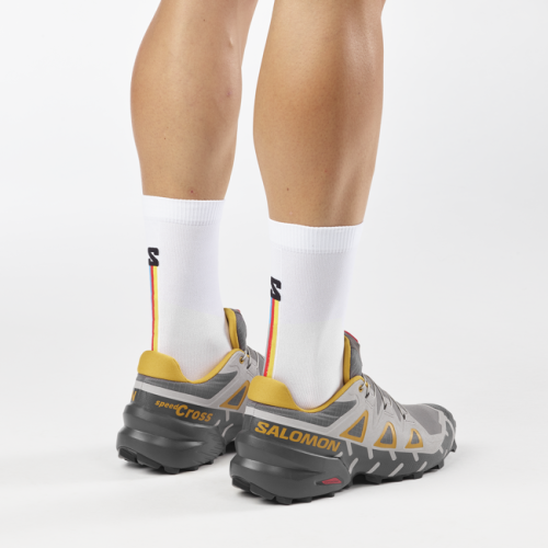 Кроссовки Salomon SPEEDCROSS 6 20 YEARS Q2 уни. серый-желтый 10,5