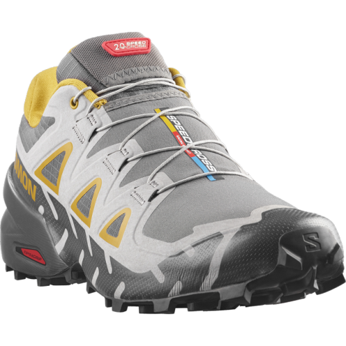 Кроссовки Salomon SPEEDCROSS 6 20 YEARS Q2 уни. серый-желтый 10,5