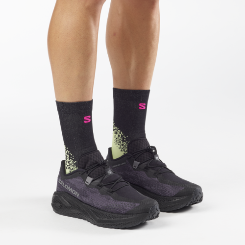 Кроссовки Salomon AERO GLIDE 4 GRVL муж. фиолетовый-черный 10,5