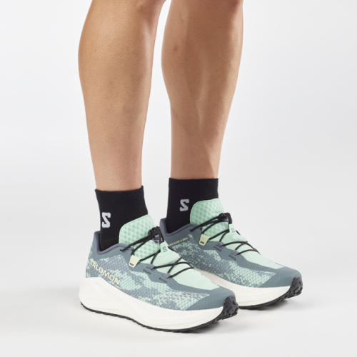 Кроссовки Salomon AERO GLIDE 4 GRVL муж. зеленый-белый 10,5