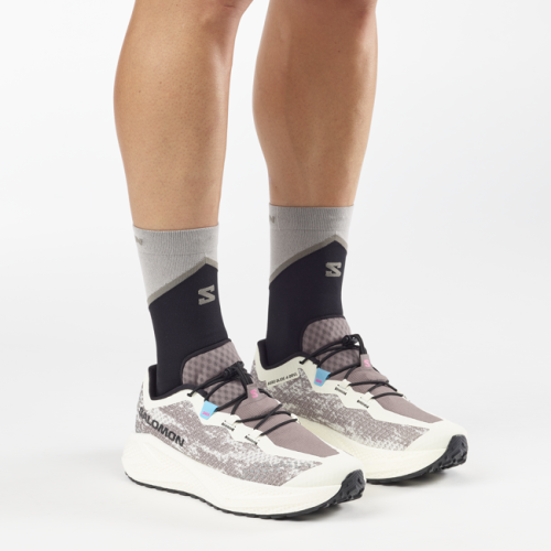 Кроссовки Salomon AERO GLIDE 4 GRVL муж. фиолетовый-белый 10,5