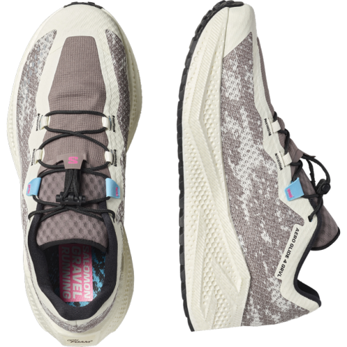 Кроссовки Salomon AERO GLIDE 4 GRVL муж. фиолетовый-белый 10,5