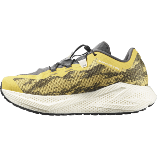 Кроссовки Salomon AERO GLIDE 4 GRVL муж. желтый-белый 10,5