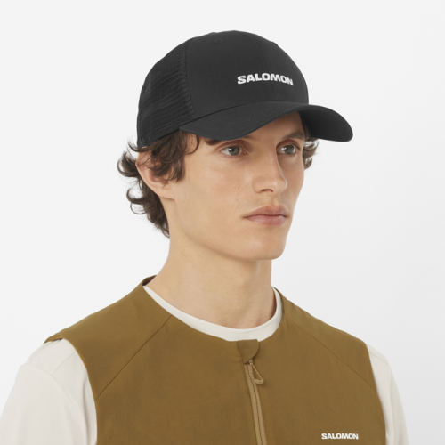 Кепка Salomon CAP LOGO TRUCKER CAP уні. чорний L/XL