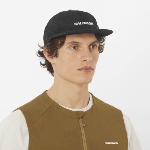 Кепка Salomon CAP LOGO FLAT CAP уні. чорний L/XL