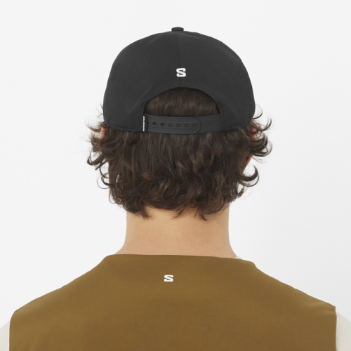 Кепка Salomon CAP LOGO FLAT CAP уні. чорний L/XL