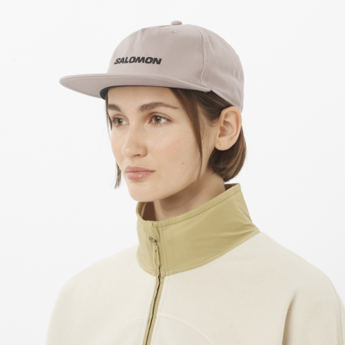Кепка Salomon CAP LOGO FLAT CAP ETHEREA уні. сірий S/M