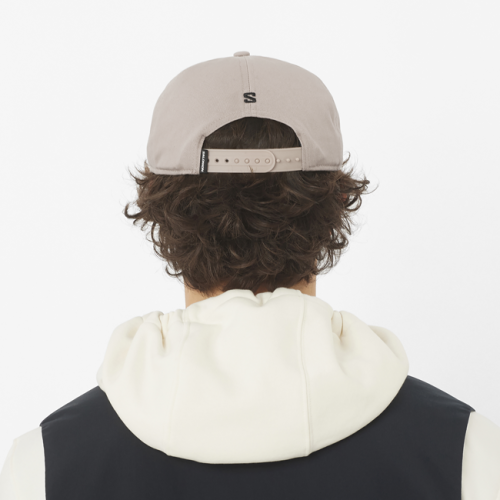 Кепка Salomon CAP LOGO FLAT CAP ETHEREA уні. сірий S/M