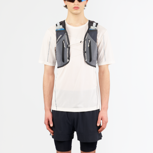 Жилет для бега Salomon ADV SKIN 12 GRADIENT SET уни. черный-зеленый M