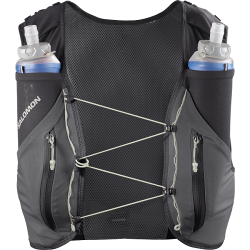 Жилет для бега Salomon ADV SKIN 12 GRADIENT SET уни. черный-зеленый M