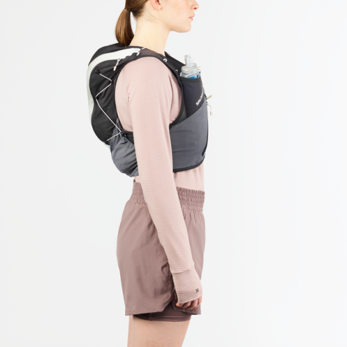 Жилет для бега Salomon ADV SKIN 12 GRADIENT SET уни. черный-зеленый M