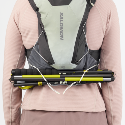 Жилет для бега Salomon ADV SKIN 12 GRADIENT SET уни. черный-зеленый M