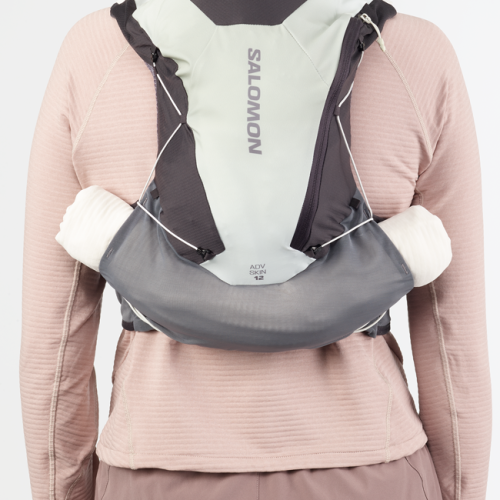 Жилет для бега Salomon ADV SKIN 12 GRADIENT SET уни. черный-зеленый M