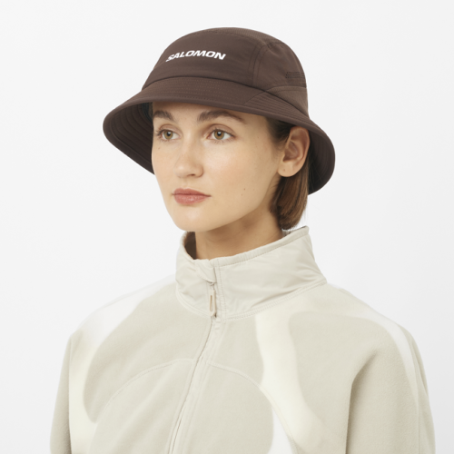 Панама Salomon SHKout BUCKET HAT U уни. коричневый L/XL