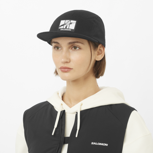 Кепка Salomon CAP WILD RAYS 5 PANEL CAP U уні. чорний L/XL