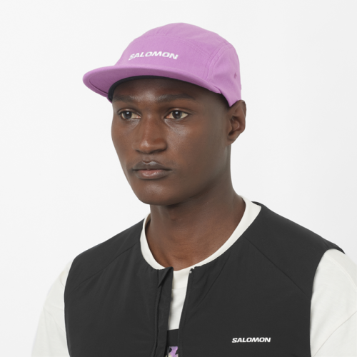 Кепка Salomon CAP LOGO 5 PANEL IRIS уні. бузковий S/M