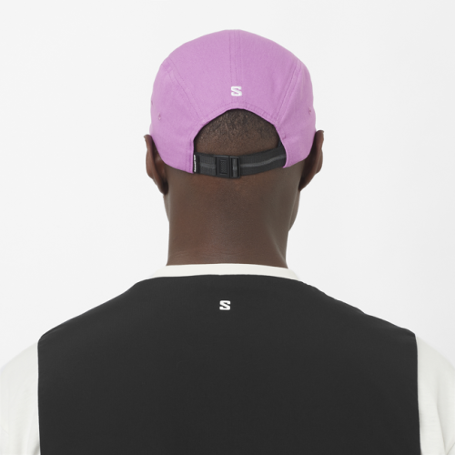 Кепка Salomon CAP LOGO 5 PANEL IRIS уні. бузковий S/M