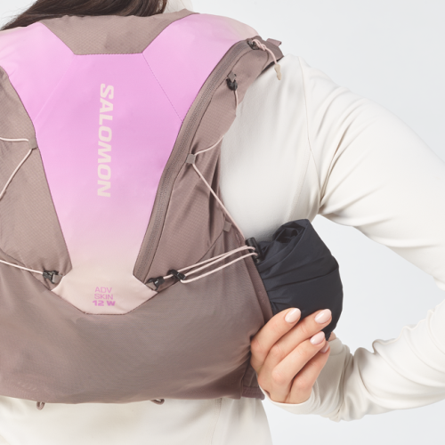 Жилет для бега Salomon ADV SKIN 12 W жен. розовый S