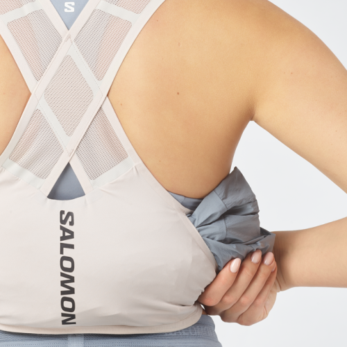 Жилет для бега Salomon GRVL CONCEPT SKIN 2 SET уни. белый M