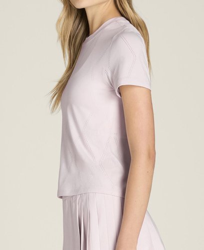 Футболка Wilson жен. SEAMLESS SHORT SLEEVE TEE LILAC лиловый SM
