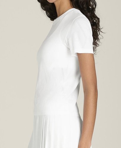 Футболка Wilson жен. SEAMLESS SHORT SLEEVE TEE WH белый MD