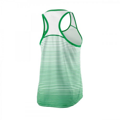 Майка Wilson жен. TEAM STRIPED TANK GREEN/WH SS20 зеленый/белый SM