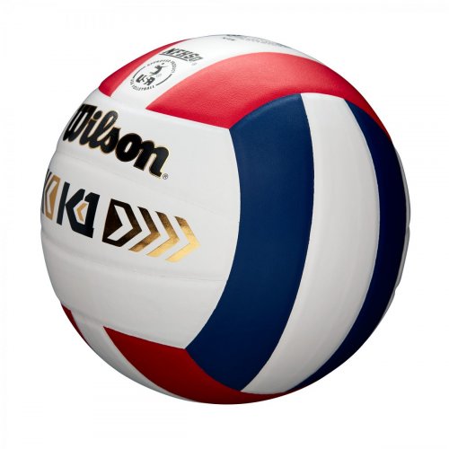 Мяч волейбольный W K1 GOLD RD/WH/NA SS19 белый/красный/синий OSFA