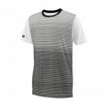 Футболка Wilson діт. TEAM STRIPED CREW BK/WH SS20 чорний/білий XS