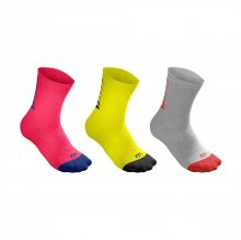 Носки Wilson дет. SEASONAL CREW SOCK 1PR PK/YEL/GR SZ13-3 SS20 мультиколор SMMD