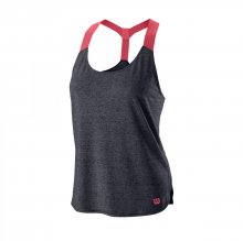 Майка Wilson жен. COMPETITION FLECKED TANK EBONY SS19 Серый LG