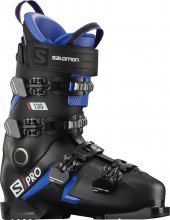 Ботинки горнолыжные Salomon S/PRO 130 19-20 черный/синий 27-27.5