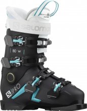 Ботинки горнолыжные Salomon S/PRO 80 W 21-22 черный/белый/бирюзовый 23-23.5