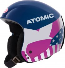 Шлем горнолыжный Atomic REDSTER REPLICA MIKAELA 19-20 синий/белый/фиолетовый L 58-59