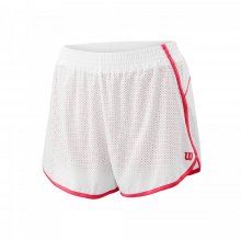 Шорты Wilson жен. COMPETITION WOVEN 3.5 SHORT WH/CHERRY SS20 белый/розовый XS