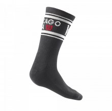 Носки Wilson муж. SINCE 1914 CREW SOCK 1PR BK/WH SZ7-9.5 SS20 черный SMMD