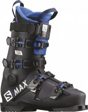 Ботинки горнолыжные Salomon S/MAX 130 9-20 черный/синий/белый 26-26.5