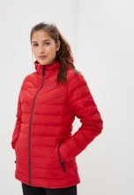 Куртка ASICS DOWN HOODED JACKET жен. FW20-21 красный XS