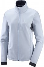 Куртка бег SALOMON AGILE SOFTSHELL JKT W жен. FW20-21 белый/серый XS
