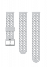 Ремешок 20 ATH1 SILICONE STRAP PEBBLE WHITE  белый S+M