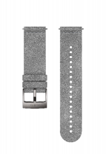 Ремінець 24 URB5 MICROFIBRE STRAP GREY/STEEL сірий/сталь M