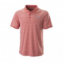 Поло Wilson чол. STRIPE POLO червоний; білий SM