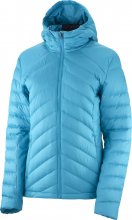 Куртка SALOMON TRANSITION DOWN HOODIE W жен. голубой M