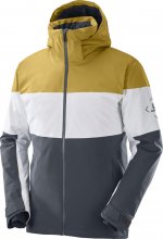Куртка г/л SALOMON SLALOM JACKET M муж. бежевый/белый/серый S