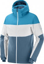 Куртка г/л SALOMON SLALOM JACKET M муж. синий/белый/голубой M