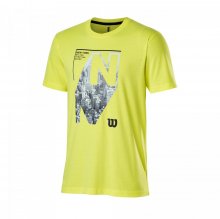 Футболка Wilson m NYC AERIAL TECH TEE Желтый SM