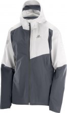 Куртка бег SALOMON BONATTI TRAIL WP JKT W жен. серый/белый L